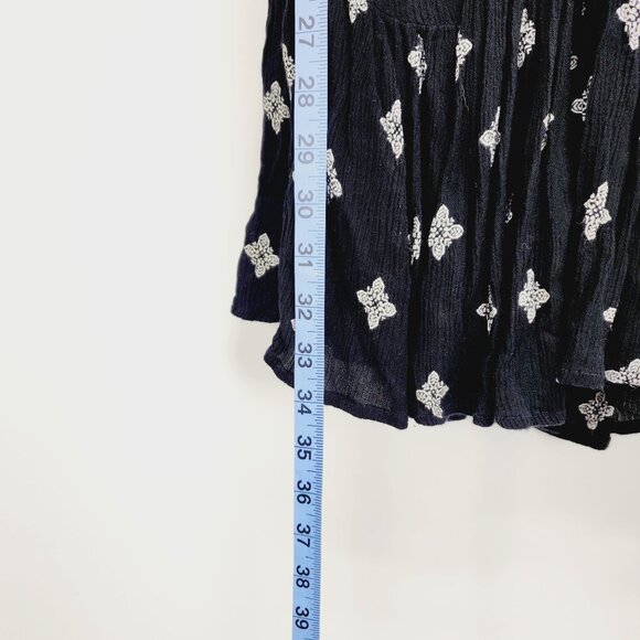 Free People Dress Womens Sleeveless Black & White Print Rayon Blend Size S - Picture 13 of 13